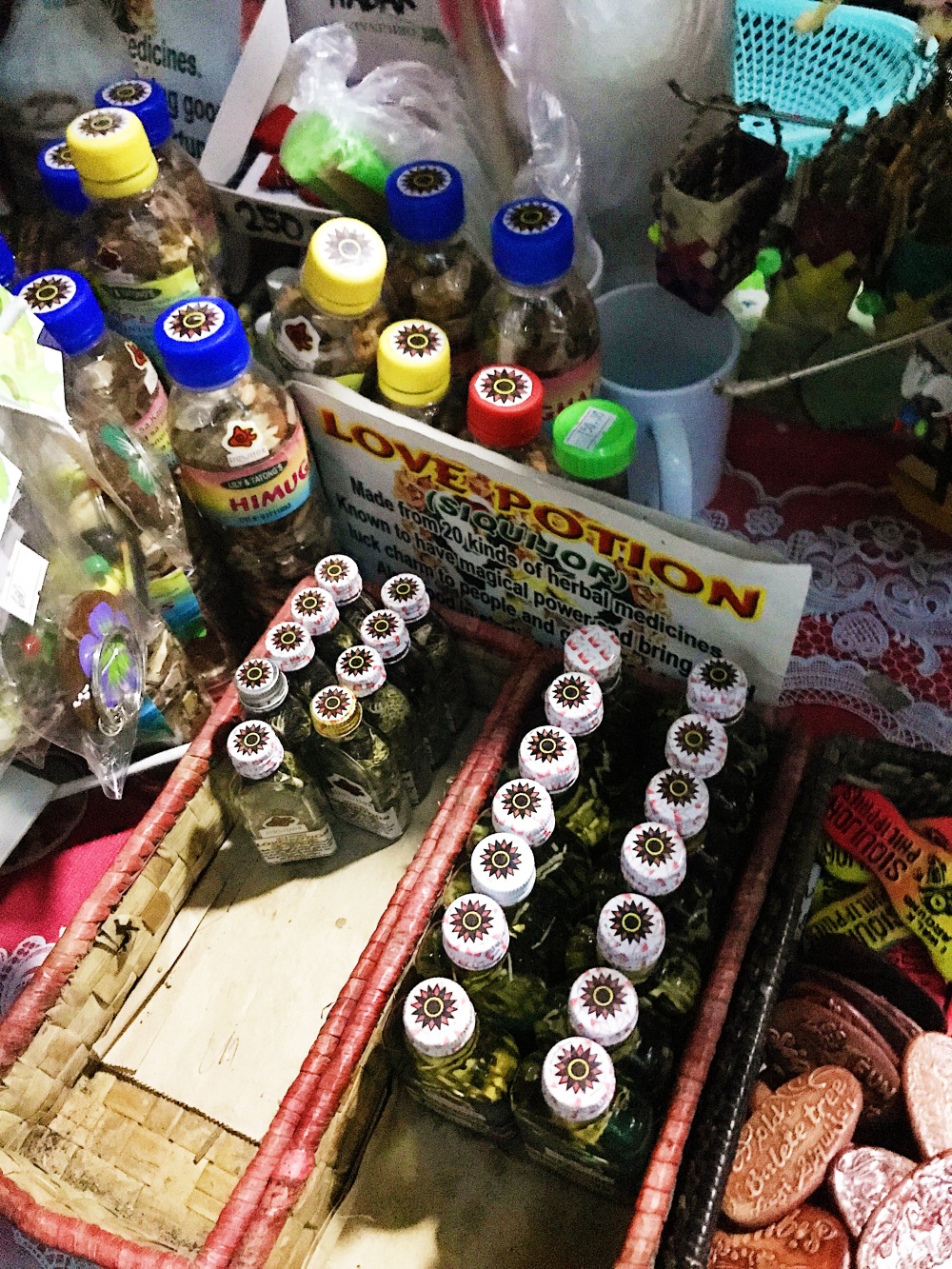 Love potion. Who needs love potion? You can buy one in Siquijor! Remember, though, that it isn't the potion that you think it is! Haha.